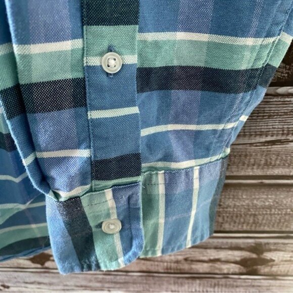 NWT J Crew Men's Classic‎ Flex Oxford Long-Sleeved Button-Down Shirt Size L - Picture 6 of 9